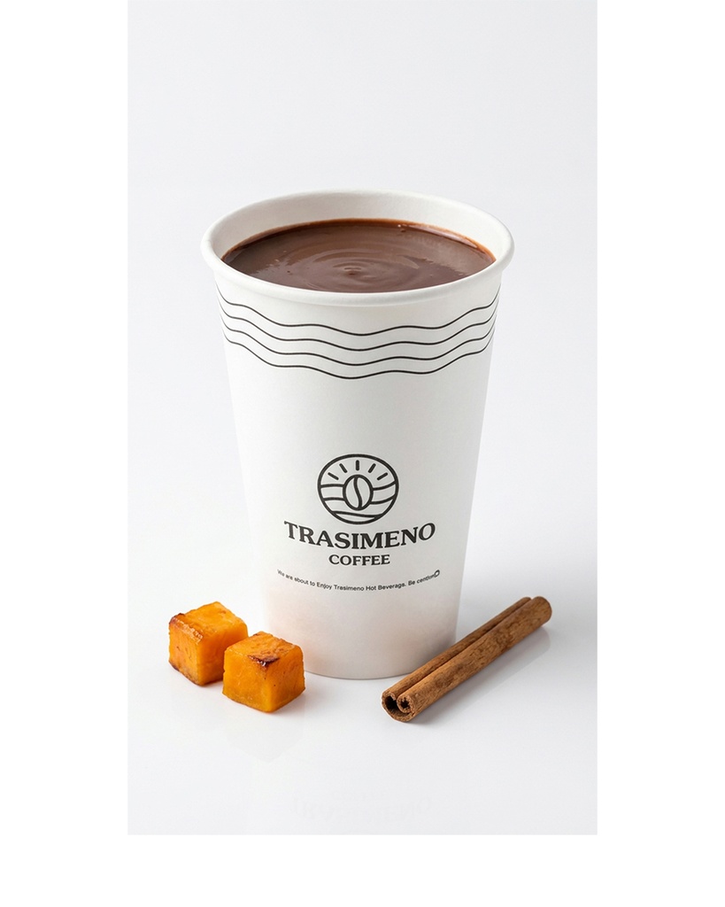 Pumpkin Spice Hot Chocolate (S, Full-Fat Milk, No shot, No shot)