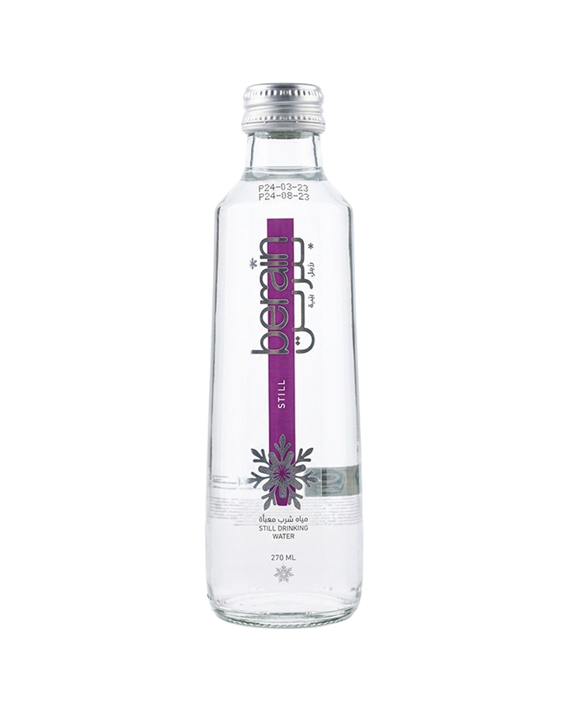 [WEB-MP-000410] مياه 270 مل (زجاج)