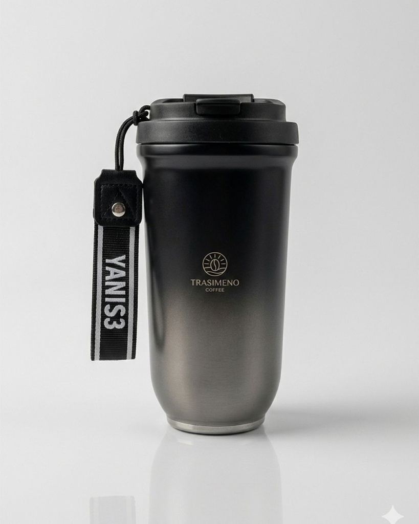 [TMP-000248] Black & silver cup 600 ml